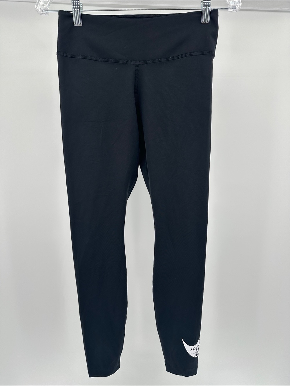 Nike Black Leggings with White Logo